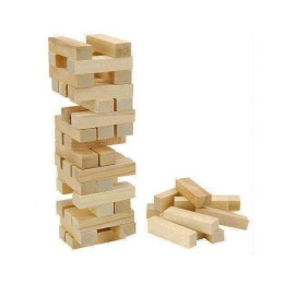 54 PARÇA AHŞAP DENGE JENGA OYUNU (4247)