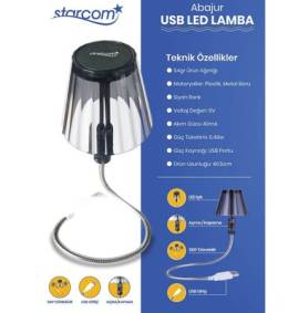 Abajur USB Led Lamba (4247)