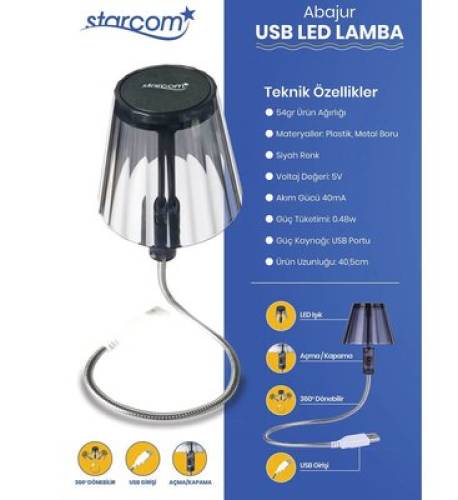 Abajur USB Led Lamba (4247) - 0