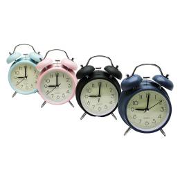 ALARM CLOCK BÜYÜK MAT RENKLİ MASA ÇALAR SAAT (4247)