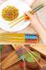 Bambu Chopstick Çubuk Yemek Çubuğu Yıkanabilir Tekrar Kullanılabilir (10 Çift- 20 Adet ) (4247) - Thumbnail (1)