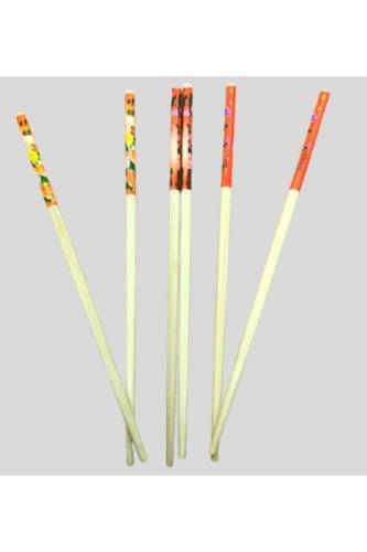 Bambu Chopstick Çubuk Yemek Çubuğu Yıkanabilir Tekrar Kullanılabilir (10 Çift- 20 Adet ) (4247) - 2