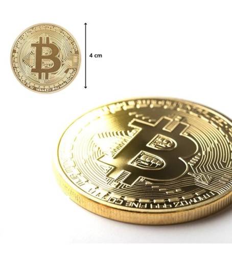 Bitcoin Madeni Hatıra Parası Hediyelik Para (4247) - 1