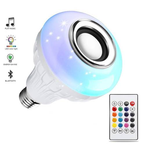 Bluetooth Hoparlör Akıllı Led Ampul Lamba (4247) - 3