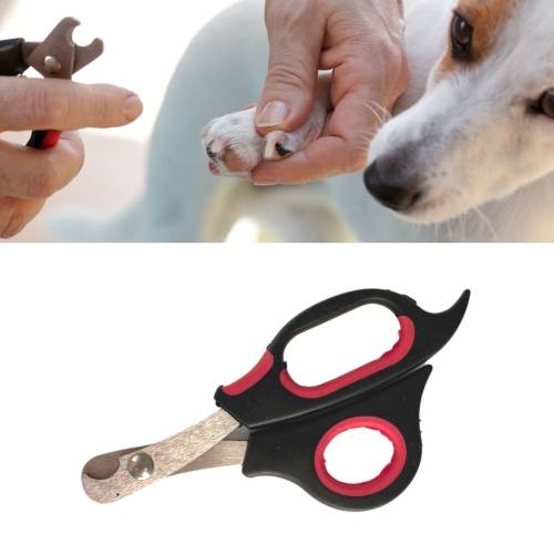 Büyük Irk Köpek Kedi Çelik Uçlu Evcil Hayvan Tırnak Makası Pati Bakım Aleti Ergonomik Kaymaz (4247) - 0