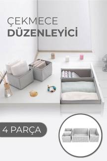 Çekmece Düzenleme Kutu Seti Organizer 4lü Set (4247)