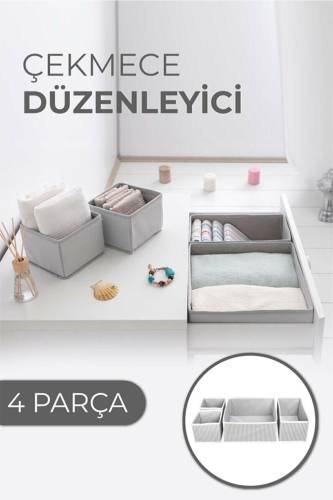 Çekmece Düzenleme Kutu Seti Organizer 4lü Set (4247) - 0