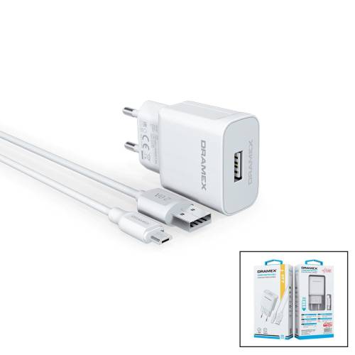 CHARGE ADAPTER MICRO USB SET MİKRO SAMSUNG EV ŞARJ ALETİ 2.6A (4247) - 0