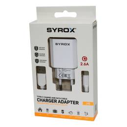 CHARGER ADAPTER TYPE-C USB SET 2.6A EV ŞARJ ALETİ (4247)