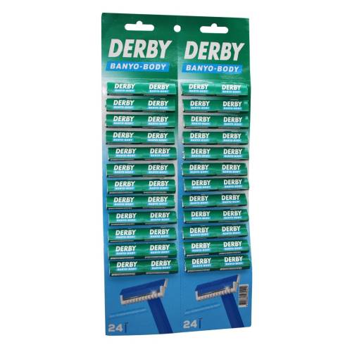 DERBY BANYO BODY TEK BIÇAK KARTELALI JİLET 48PCS (4247) - 0