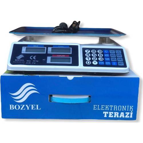 Dijital Göstergeli Elektronik Bakkal Kasap Manav Terazisi 40 Kg (4247) - 3