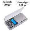 Dijital Hassas Elektronik Kuyumcu Cep Terazisi Tartı 200 gr 0.01 gr (4247) - Thumbnail (1)