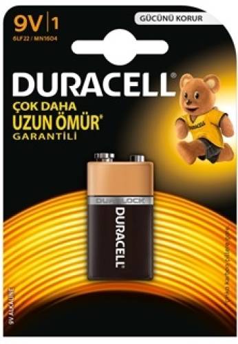 DURACELL 9V PİL TEKLİ (4247) - 0