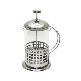 FRENCH PRESS 800ML CAM BİTKİ SÜZGEÇİ METAL KAFES - KAPAK (4247)