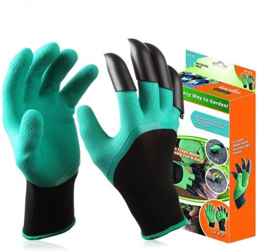 Garden Genie Gloves Toprak Kazma Bahçe Eldiveni (4247) - 1