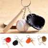 Gerçekçi Beyzbol Tasarımlı Şık Anahtarlık Kolye Çanta Süsü Baseball Keychain (4247) - Thumbnail (1)