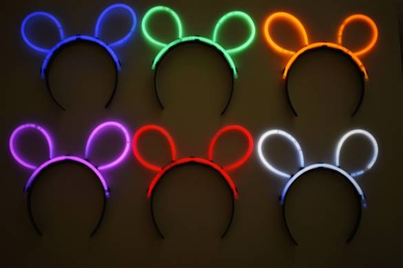 Glow Stick Taç Fosforlu Taç Karışık Renk 12 Adet (4247) - 3