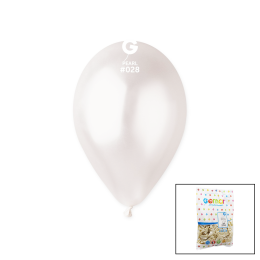 GM-110-28 METALİK - BEYAZ BALON 11&apos&apos - 28CM - 100 PARÇA (4247)