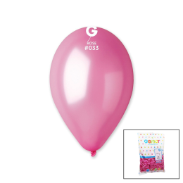 GM-110-33 METALİK - PEMBE BALON 11&apos&apos - 28CM - 100 PARÇA (4247)