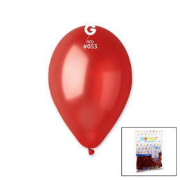 GM-110-53 METALİK - KIRMIZI BALON 11&apos&apos - 28CM - 100 PARÇA (4247)