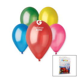 GM-110-82 METALİK - KARIŞIK BALON 11&apos&apos - 28CM - 100 PARÇA (4247)