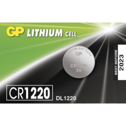 GP LITHIUM CELL CR-1220 DL-1220 PARA PİLİ 3V 5Lİ KART (4247)