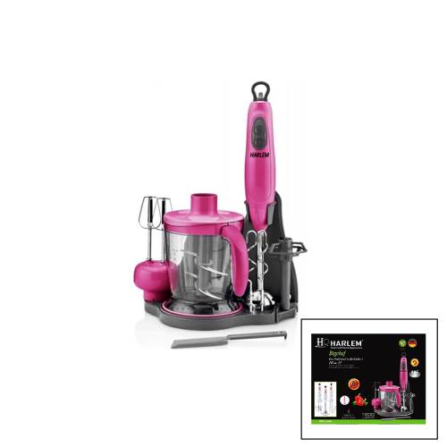 HARLEM HBS-2600 GROUP GR-2600 BİGCHEF 10IN1 BLENDER SET 1200W DOĞRAYICI - MİKSER YOĞURUCU - KARIŞTIRICI (4247) - 0