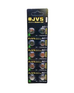 JVS AG10 1.5V LR1130 SAAT PİLİ 10LU KART (4247)