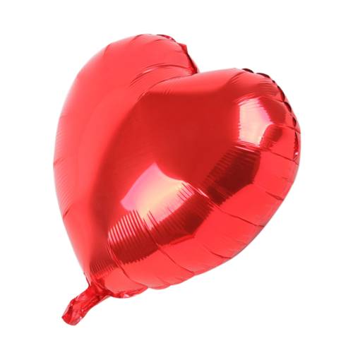 Kalp Balon Folyo Kırmızı 45 cm 18 inç (4247) - 0