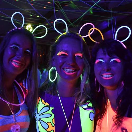 Karanlıkta Parlayan Fosforlu Glow Stick Taç Fosforlu Renkli Taç 6 Adet (4247) - 0