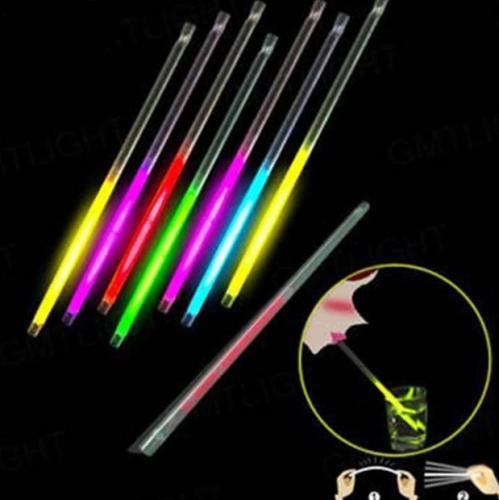 Karanlıkta Parlayan Glow Stick Fosforlu Pipet 3 Renk 3 Adet (4247) - 1