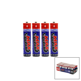 MAX ENERGY MAX-0637 PVC İNCE PİL 60 PARÇA (4247)