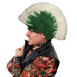 Mohican Mohawk Punk Peruk - 70 li 80 li Yıllar Peruk Model 10 (4247)