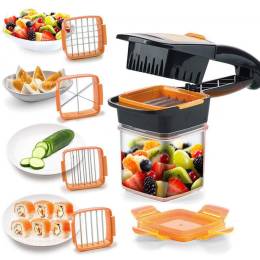 Nicer Dicer Quick 5 In 1 Pratik Hazneli Sebze Meyve Doğrayıcı Dilimleme Aleti (4247)