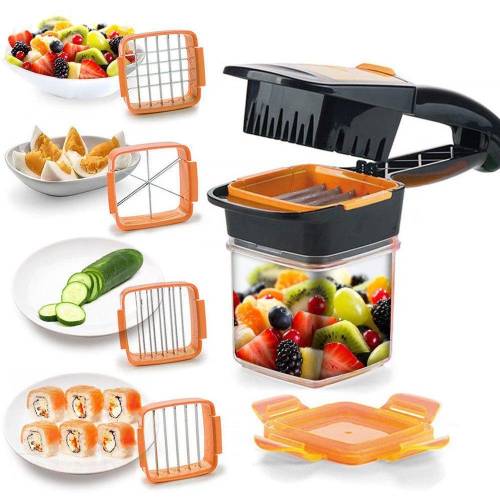 Nicer Dicer Quick 5 In 1 Pratik Hazneli Sebze Meyve Doğrayıcı Dilimleme Aleti (4247) - 0