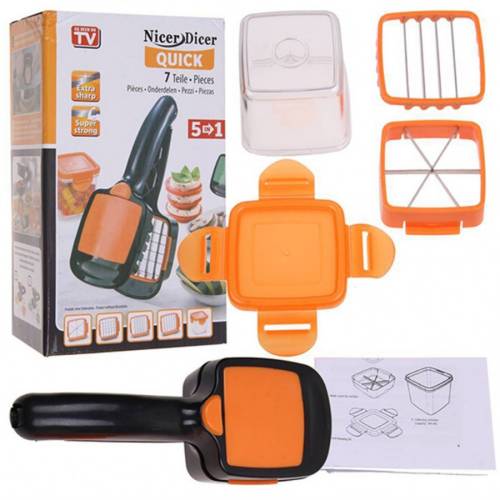 Nicer Dicer Quick 5 In 1 Pratik Hazneli Sebze Meyve Doğrayıcı Dilimleme Aleti (4247) - 3