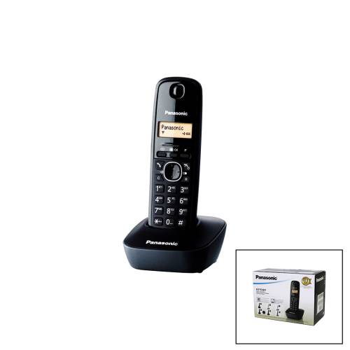 PANASONİC KX-TG1611 SİYAH - OVAL KABLOSUZ DİJİTAL TELSİZ TELEFON (4247) - 0