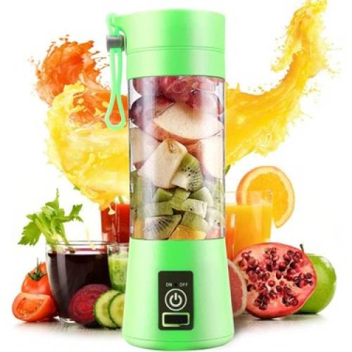 Portatif Taşınabilir El Blender 380 Ml Usb Şarjlı Yeşil (4247) - 3