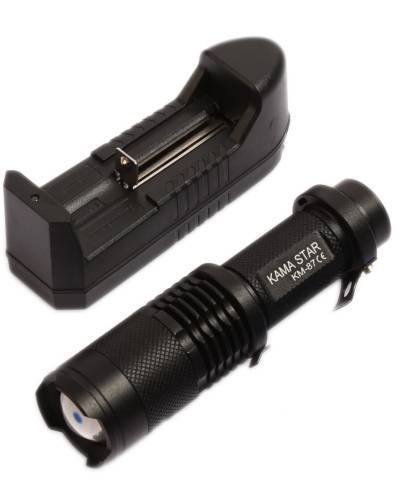 Şarjlı Mini Led El Feneri Cree Led 2300 Lumens (4247) - 0