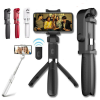 Selfie Stick L01 Bluetooth Kumandalı Selfie Çubuğu Tripod Monopod (4247) - Thumbnail (1)