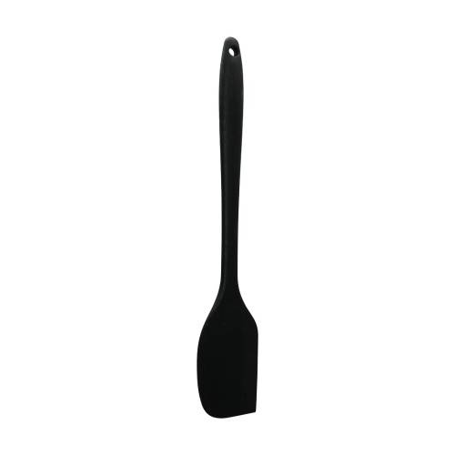 SİYAH ORTABOY KÖŞELİ SİLİKON SPATULA KARIŞTIRICI 30CM (4247) - 0