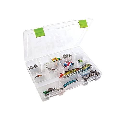 Slim Organizer  Alet Çantası -Vida Olta Çivi Boncuk Yüzük Küpe Kutusu - 13 Gözlü (4247) - 0