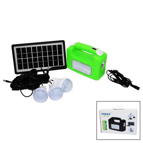 SOLAR SEYYAR PANELLİ - FİŞ ŞARJLI 2İN1 YATAY - OVAL MODEL EL FENERİ - 3 PARÇA AMPUL KABLOLU - POWERBANK (4247) - 0