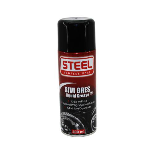 STEEL ST-1922 SIVI GRES SPREY 400ML YAĞLAR - KORUR - ISIYA DAYANIKLI (4247) - 0