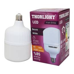 THORLIGHT 40W E27 TORCH T-SHAPE BEYAZ LED AMPUL T-40B (4247)