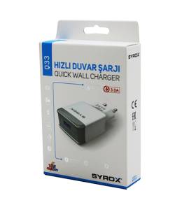 USB HIZLI EV ŞARJ ADAPTÖR BAŞLIK 18W (4247)