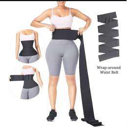 Waist Trainer İnceltici Zayıflatıcı Kum Saati 4m Sarma Bel Korse (4247)