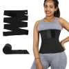 Waist Trainer İnceltici Zayıflatıcı Kum Saati 4m Sarma Bel Korse (4247) - Thumbnail (3)