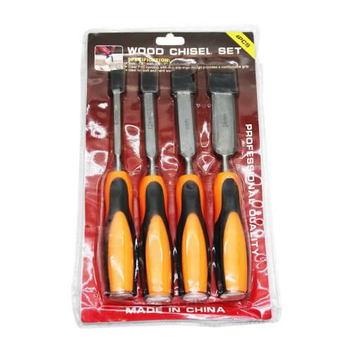 WOOD CHISEL 4 PARÇA 6-12-18-24MM İSKARPELA SET (4247) - 0